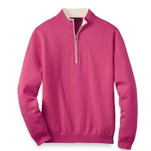 Paul Fredrick half zip pullover